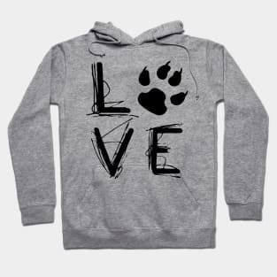 Love Cat Paw Hoodie